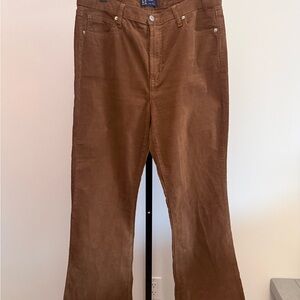Women’s Brown Corduroy Flare Pants